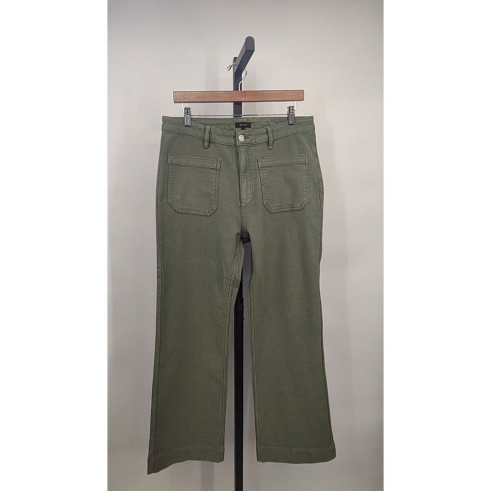 NWT Quince French Terry Wide Leg Pants Faded Cargo 12